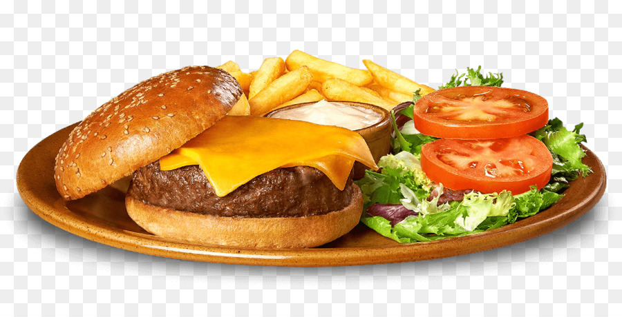 картофель фри，чизбургер PNG