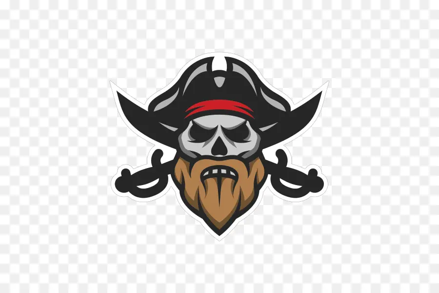 пиратство，логотип PNG