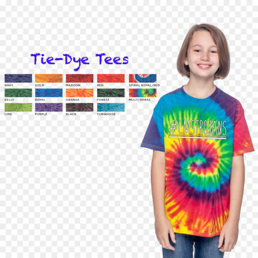 тенниска，Tiedye PNG