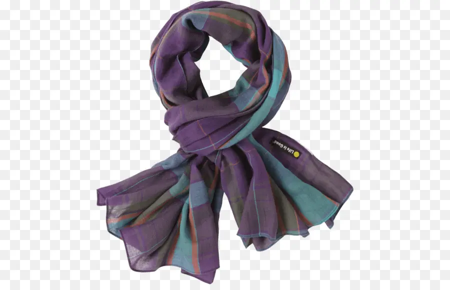 шарф，фиолетовый PNG