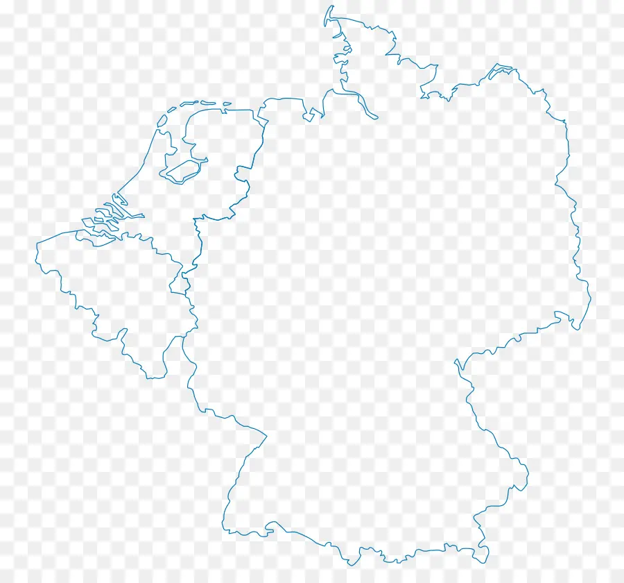 карте，Германия PNG