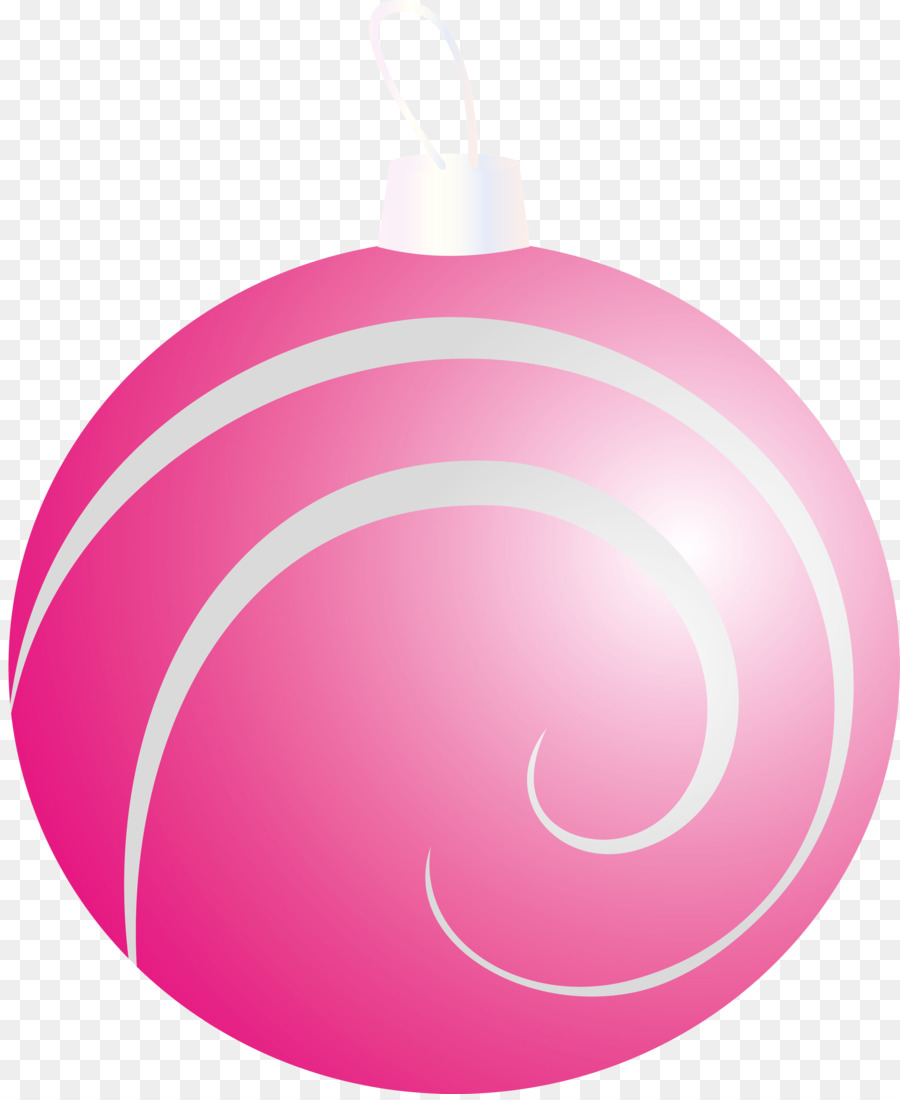 рождественские украшения，розовый M PNG