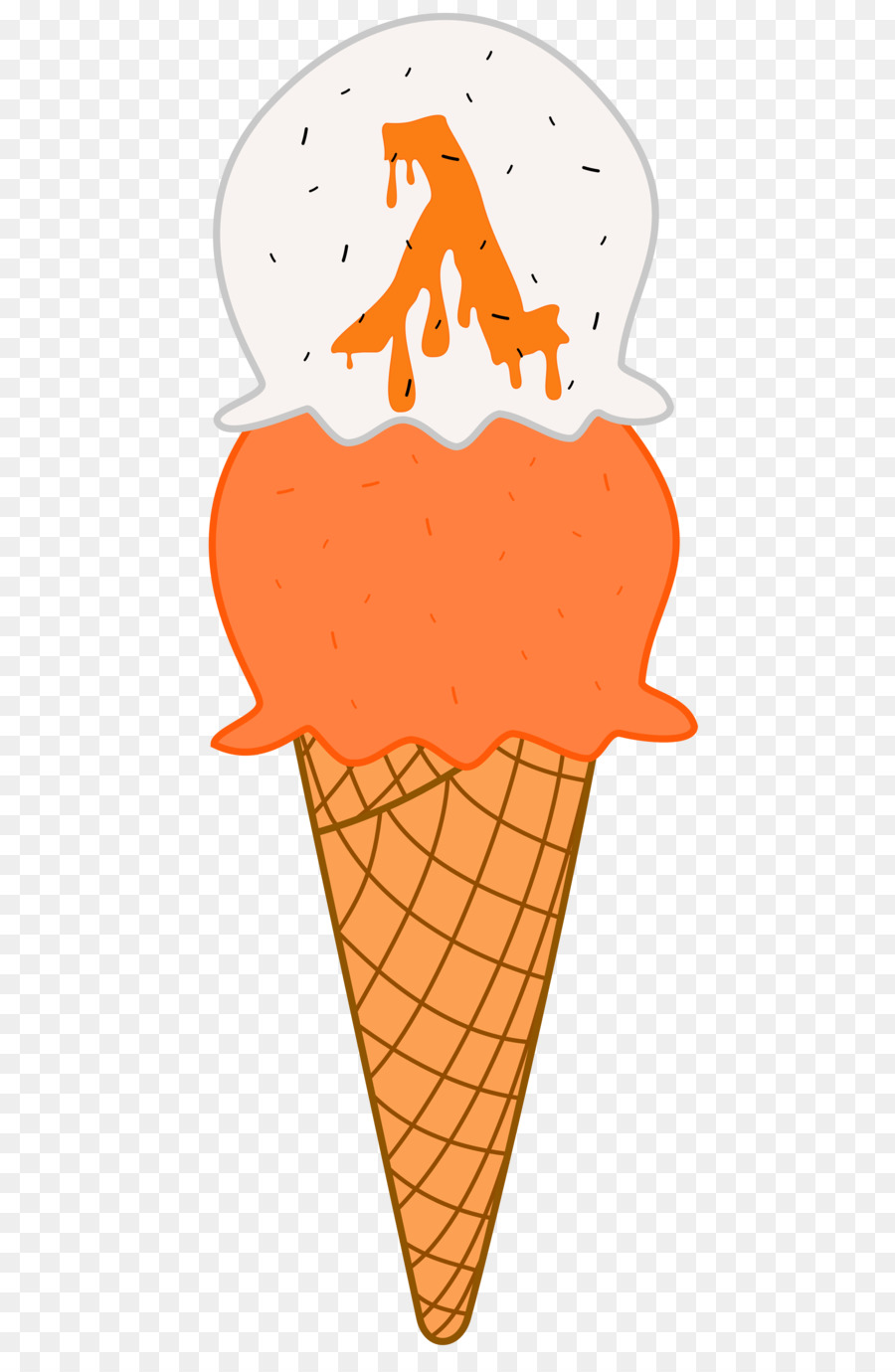 мороженое，линия PNG
