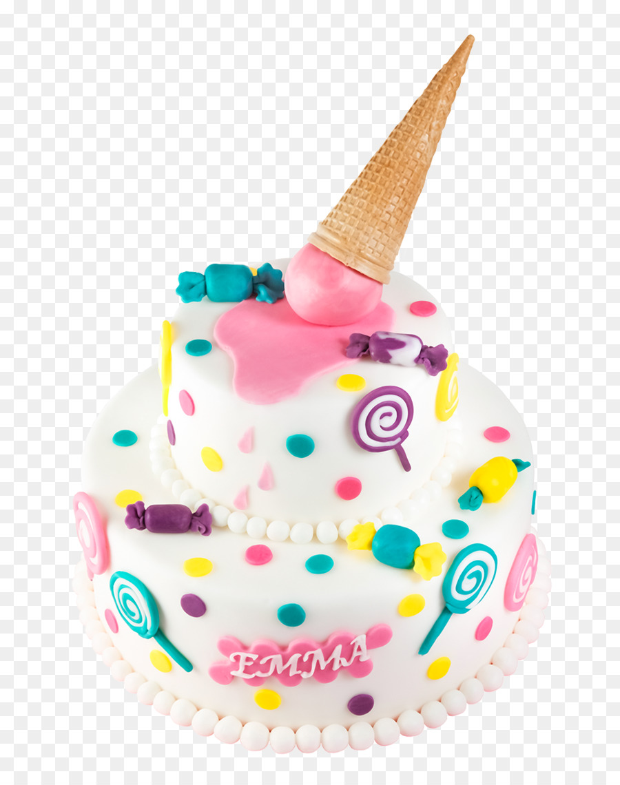 Торт мороженое с днем рождения
