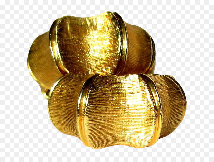 серьги，золото PNG
