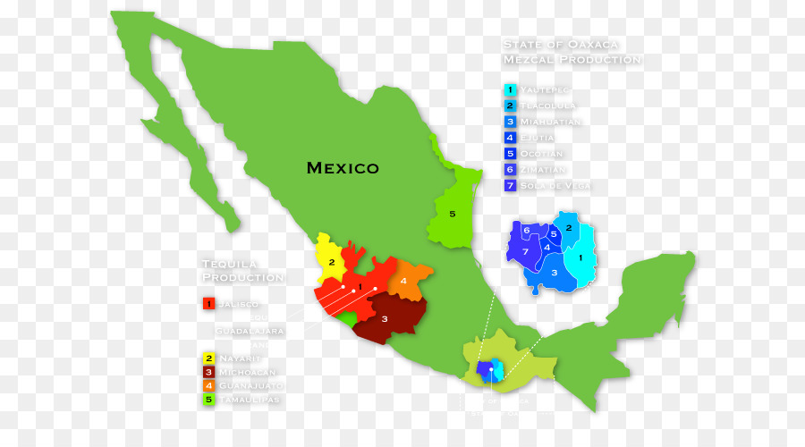 Мексика，карте PNG