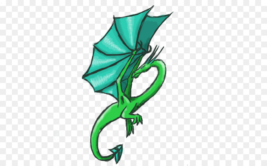 дракон，лист PNG