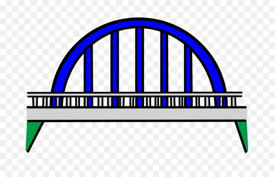 мост，силуэт PNG