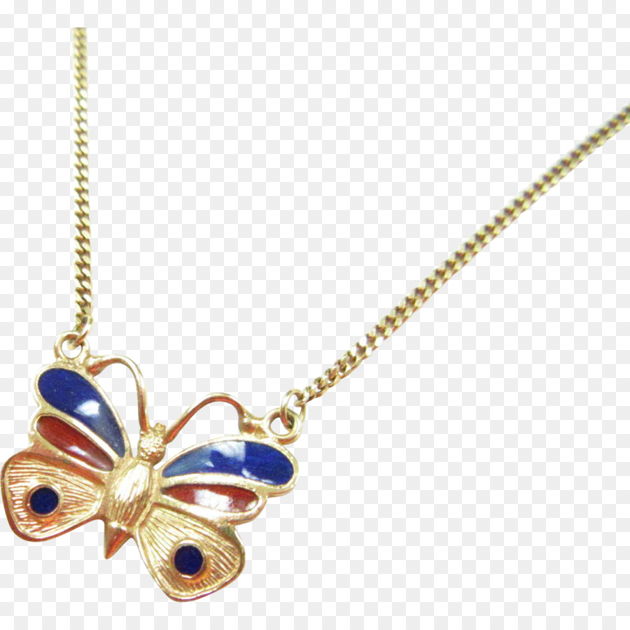 ожерелье，бабочка PNG