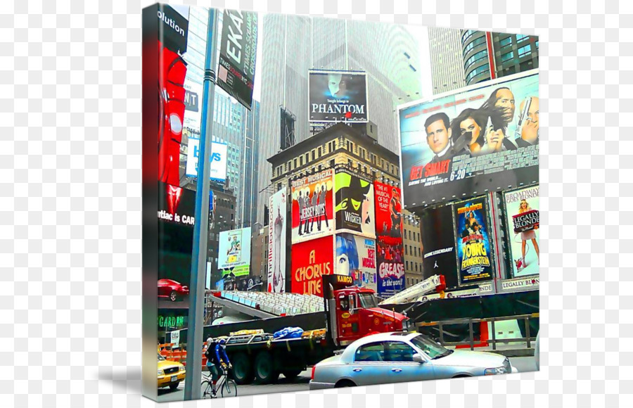 Таймс сквер，дисплей рекламы PNG