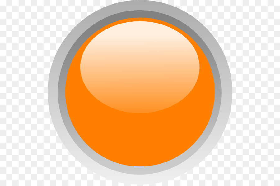 круг，оранжевый PNG