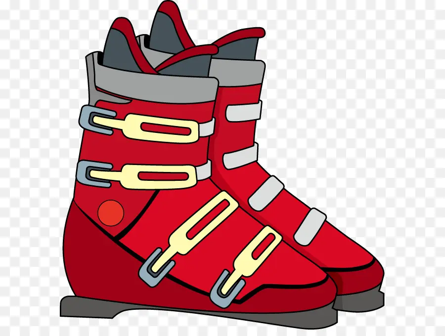 лыжные ботинки，катание на лыжах PNG