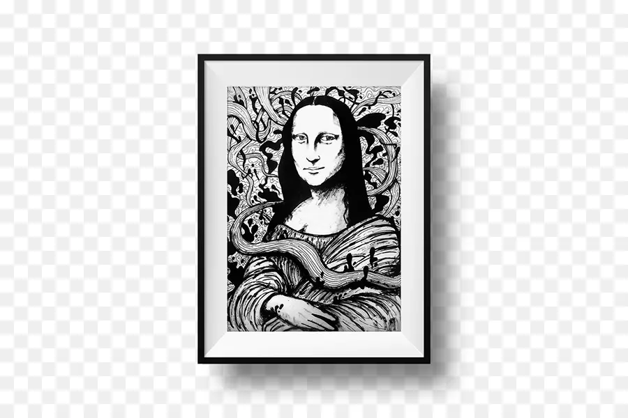 Мона Лиза，рисунок PNG