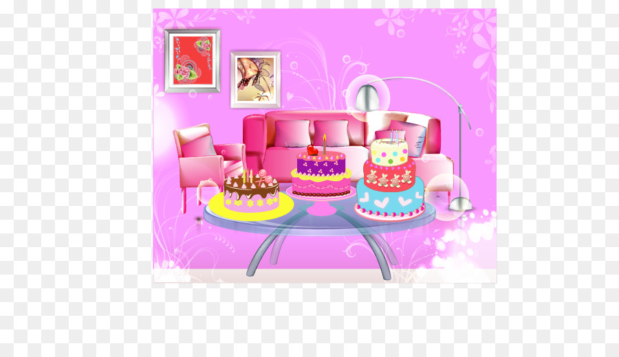 день рождения Торт，торт украшение PNG