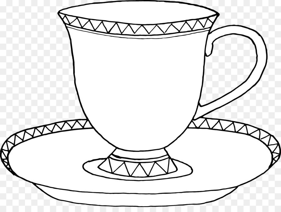 Рисунок фарфоровой чашки