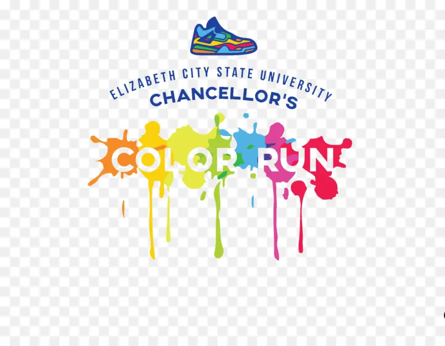 Логотип Color Run Chancellor，событие PNG