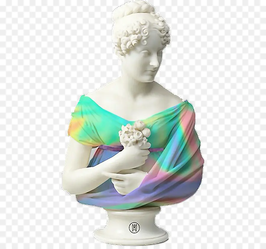 бюст，Vaporwave PNG