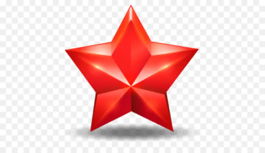 Красная звезда，значки компьютеров PNG