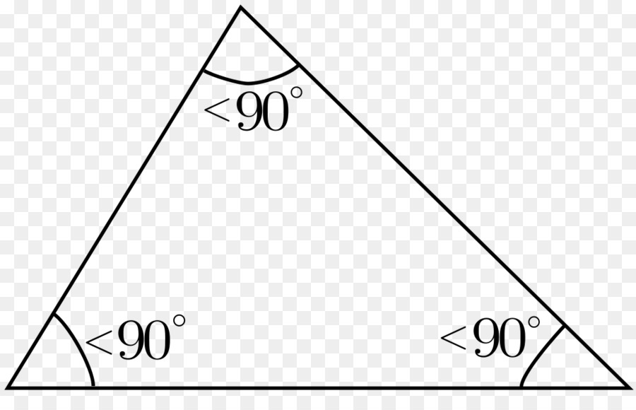 остроугольных и тупоугольных треугольников，треугольник PNG