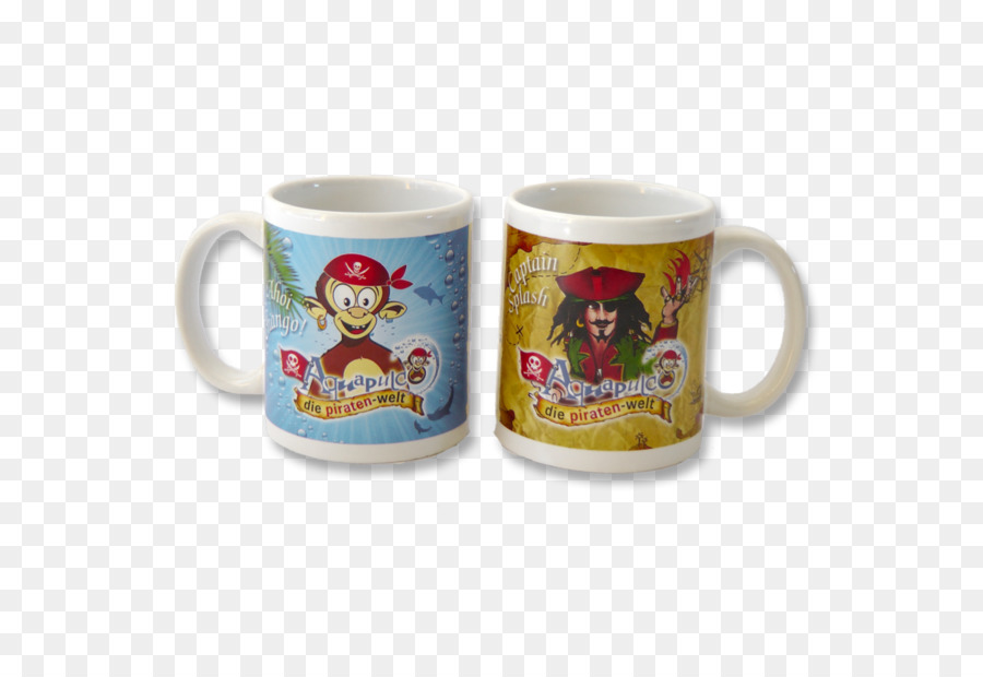 аквапалки пиратского мира，чашка кофе PNG