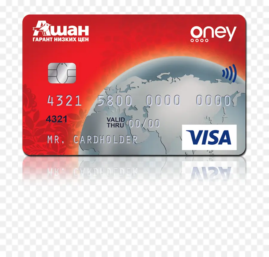 кредитная карта，Ашан PNG