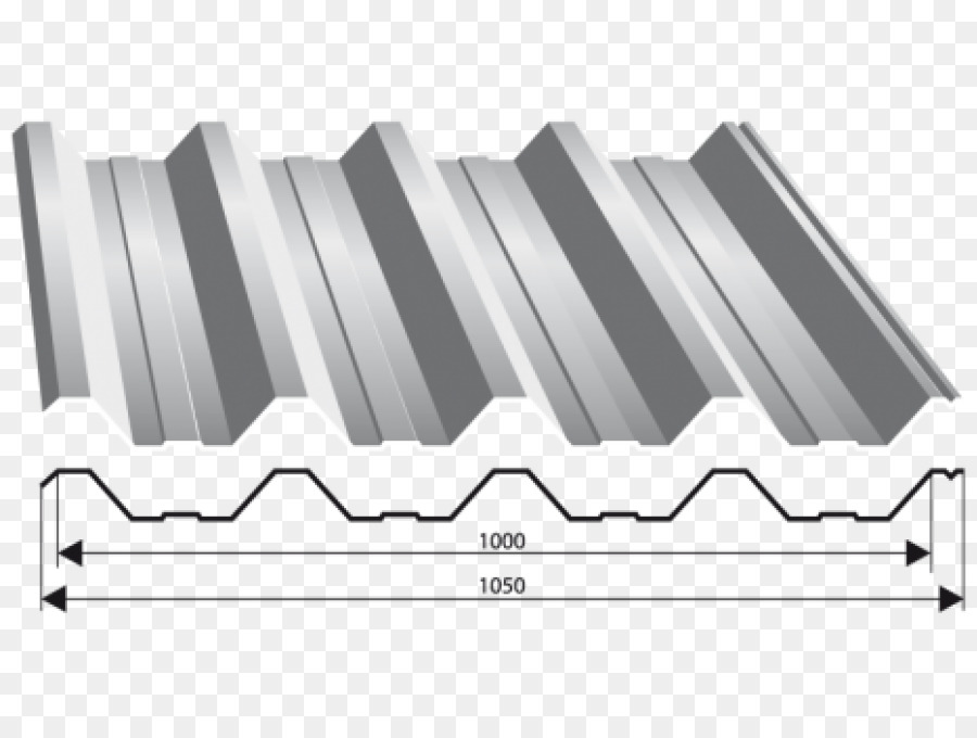 Corrugated Galvanised стальная，Roof PNG