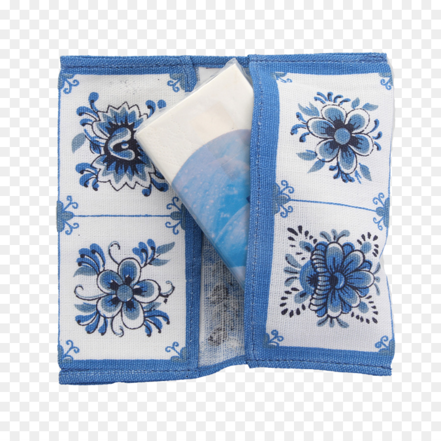 полотенце，синий и белый керамика PNG