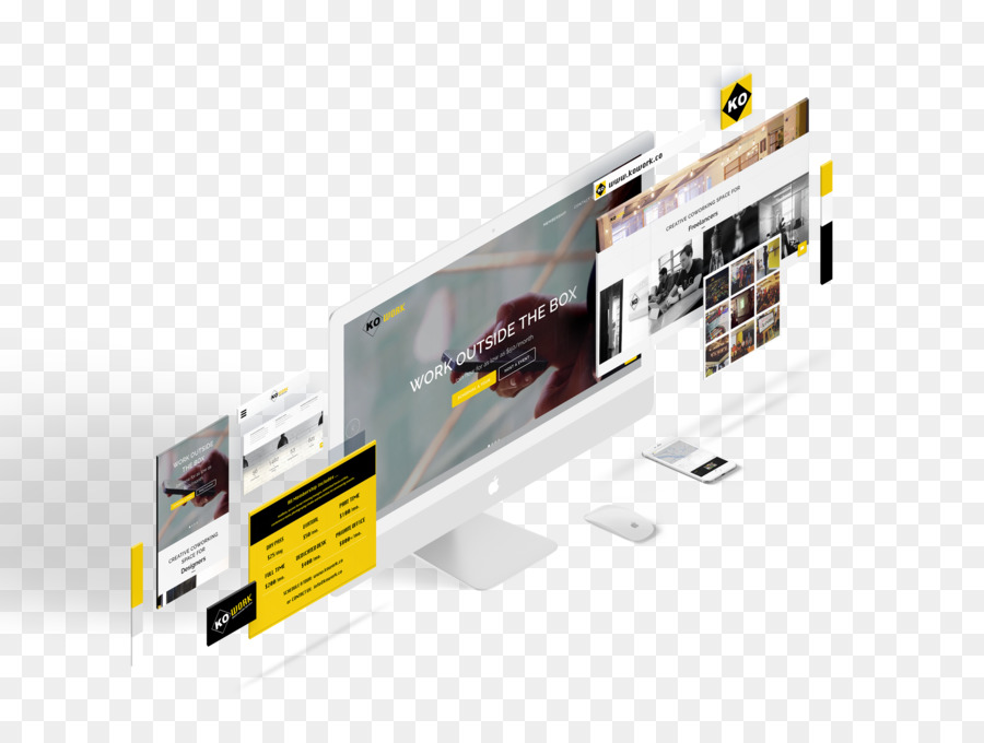 отзывчивый веб дизайн，мультимедиа PNG