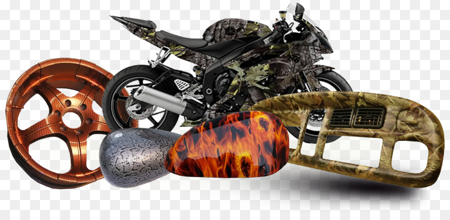 Hydrographics，мотоцикл PNG