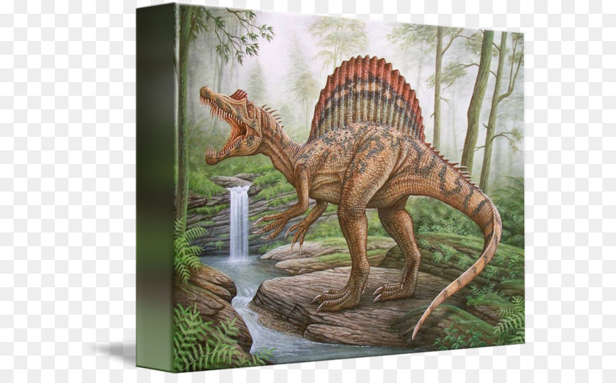 спинозавр，живопись PNG