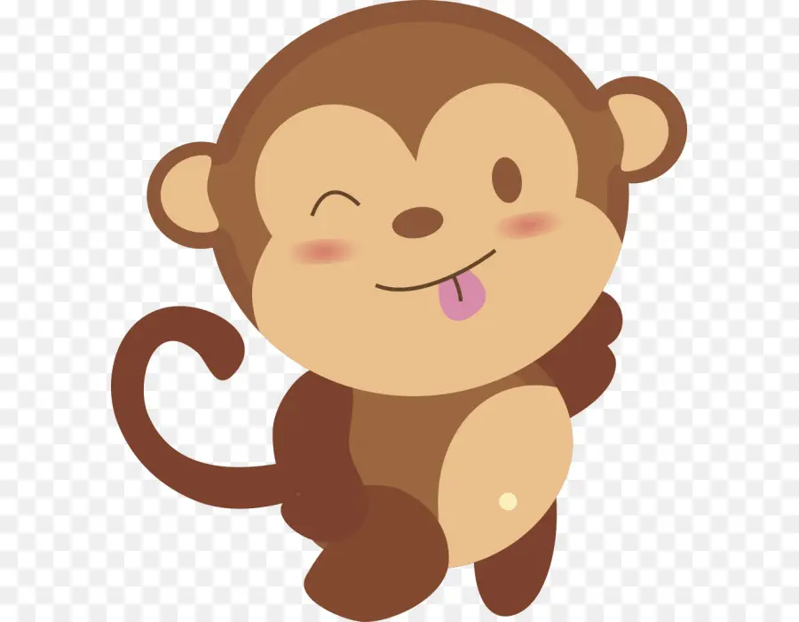 обезьяна，остроумие PNG