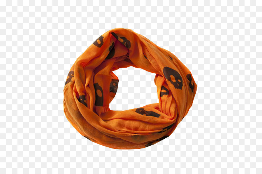 шарф，оранжевый PNG