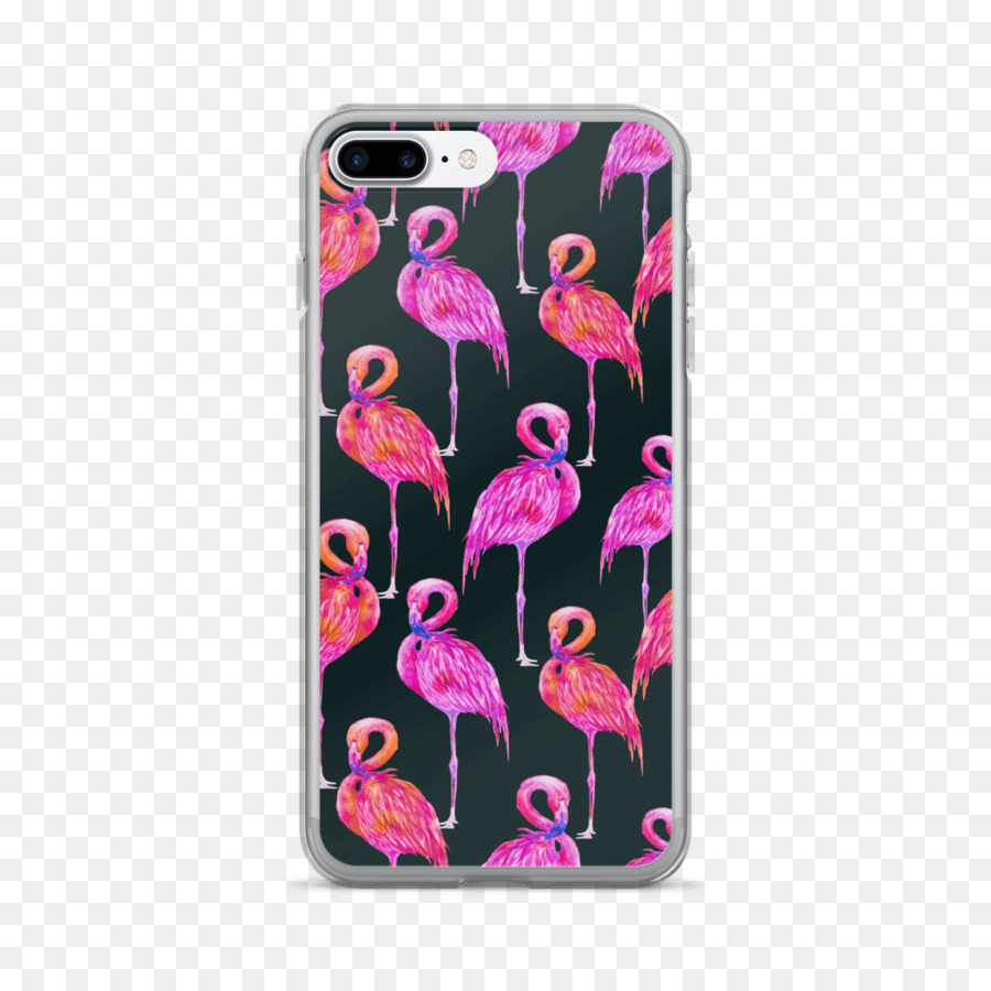 фламинго，розовый PNG