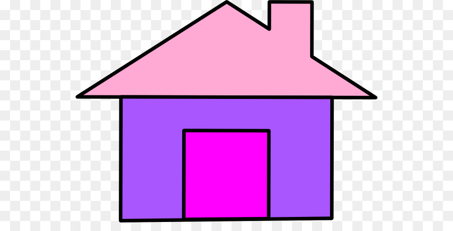 дом，фиолетовый PNG