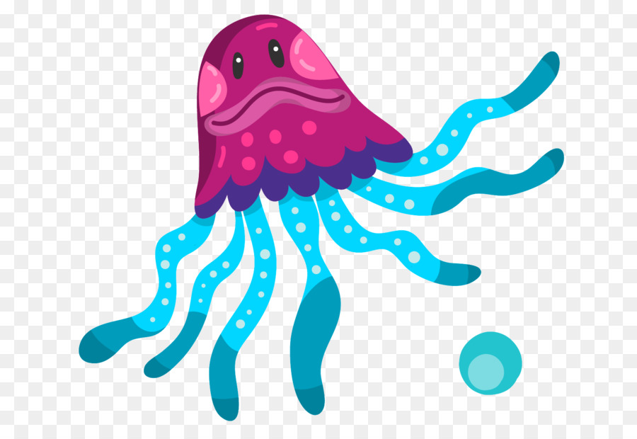 осьминог，медузы PNG