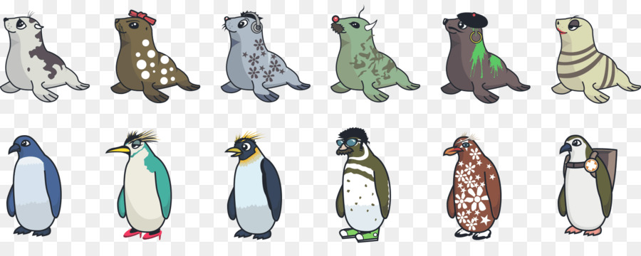 пингвин，дизайн костюма PNG