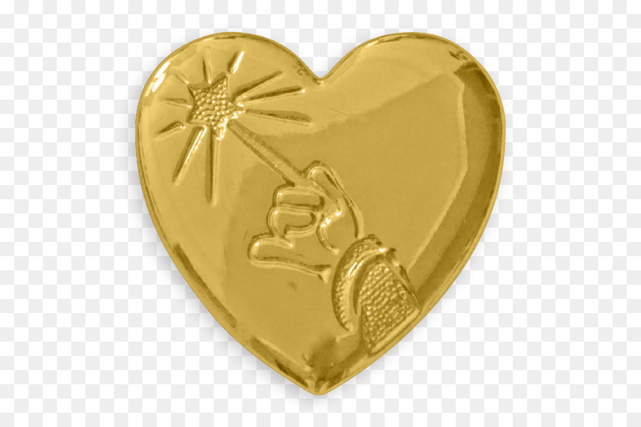 золото，сердце PNG