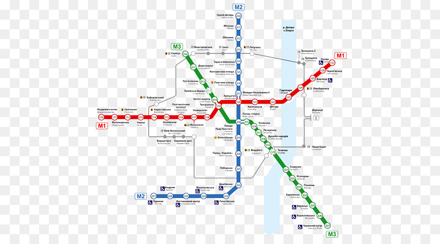 Схема варшавского метро