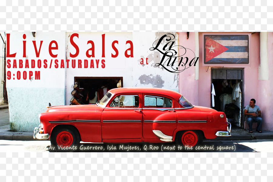 Куба компакт. Марка Гавана. Flyer Salsa.