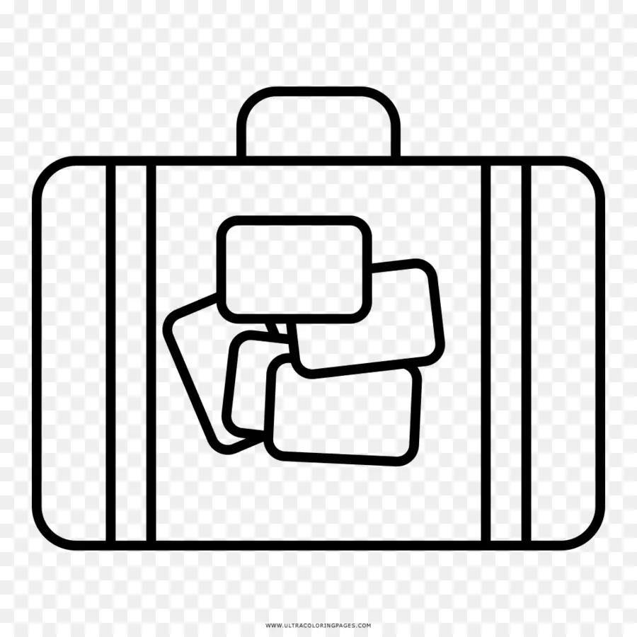 чемодан，путешествия PNG