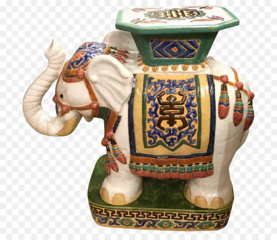 индийский слон，ваза PNG