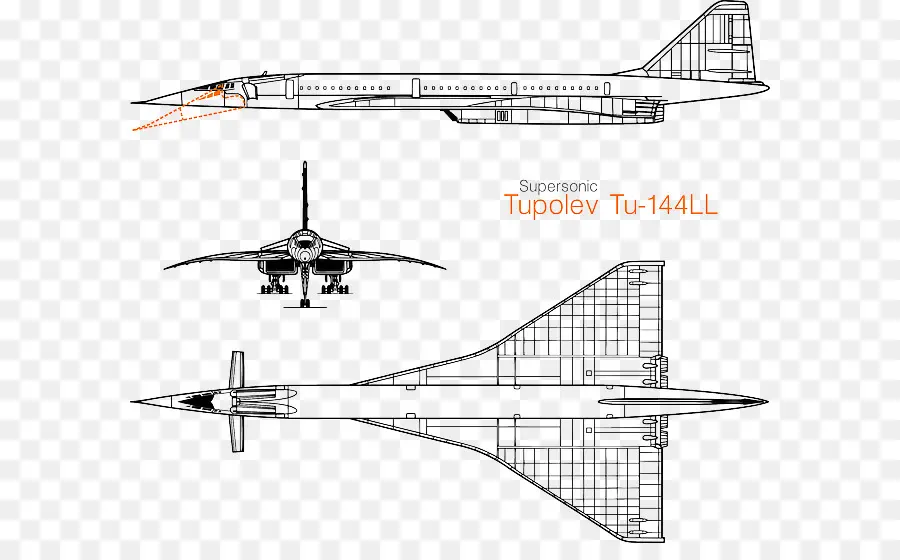 Туполев Ту 144ЛЛ，сверхзвуковой PNG