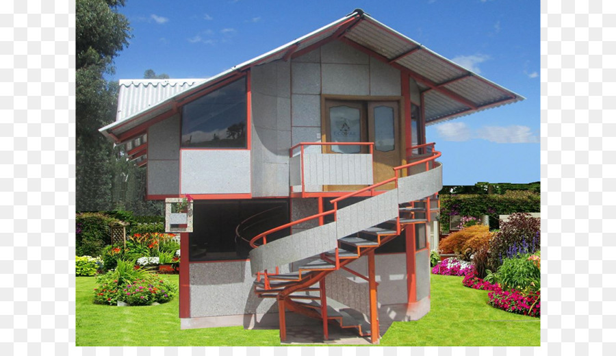 дом，экологическому строительству PNG