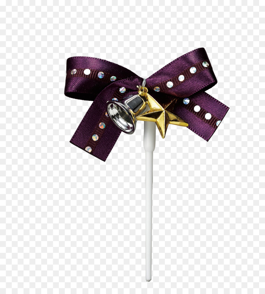 галстук бабочка，фиолетовый PNG
