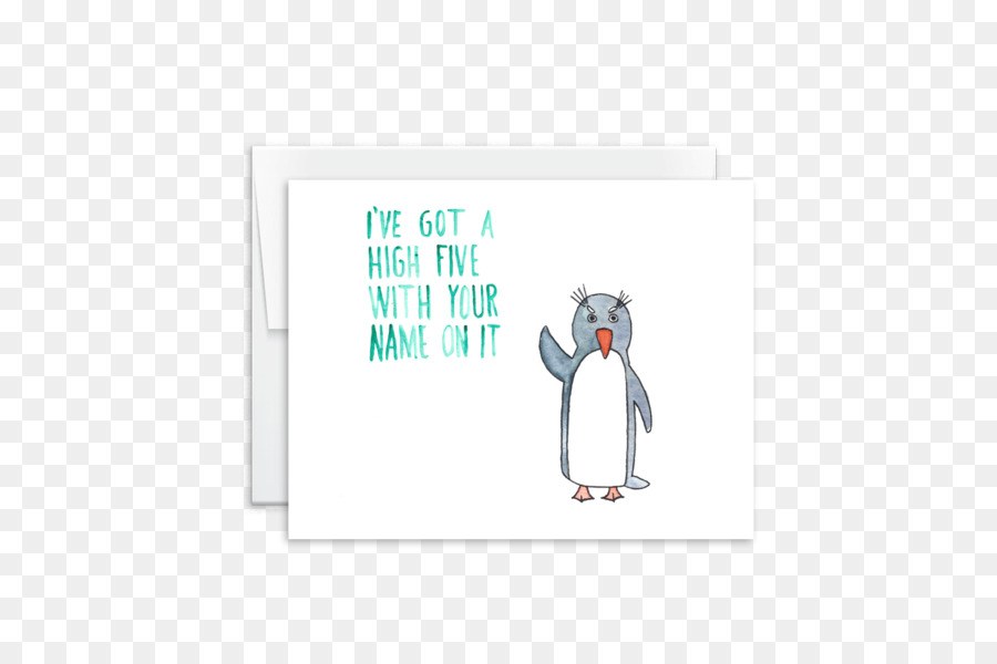 пингвин，поздравительные открытки Примечание PNG
