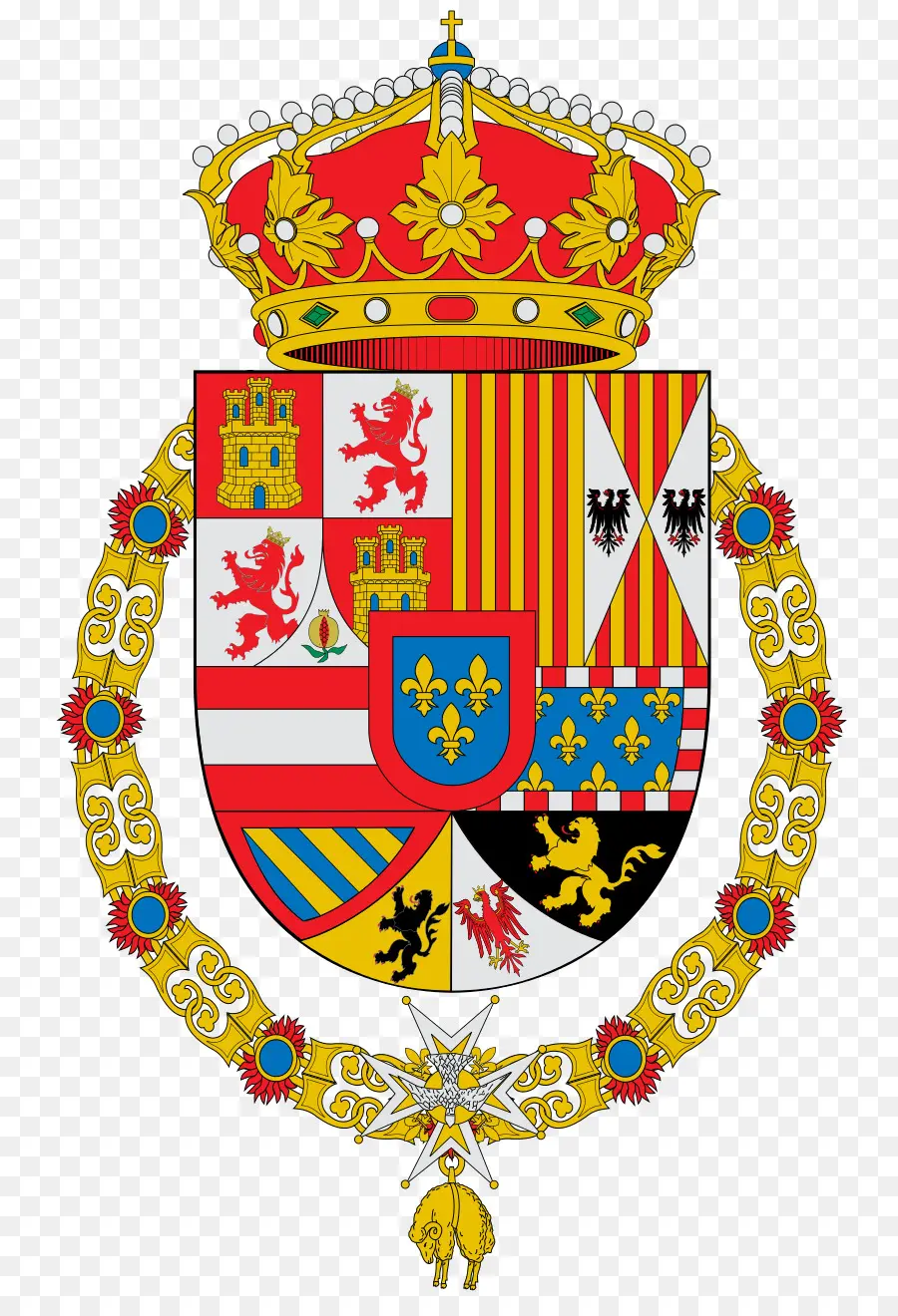Испания，герб PNG