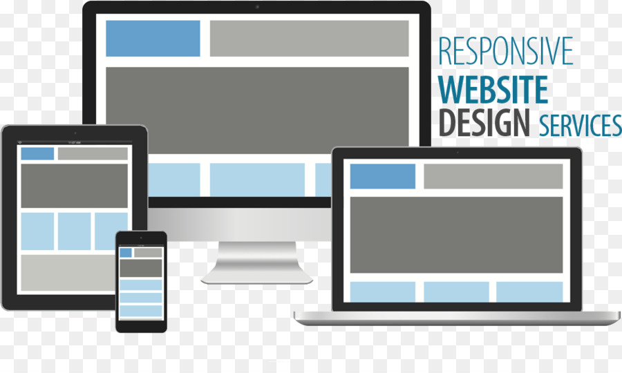 отзывчивый веб дизайн，веб разработка PNG