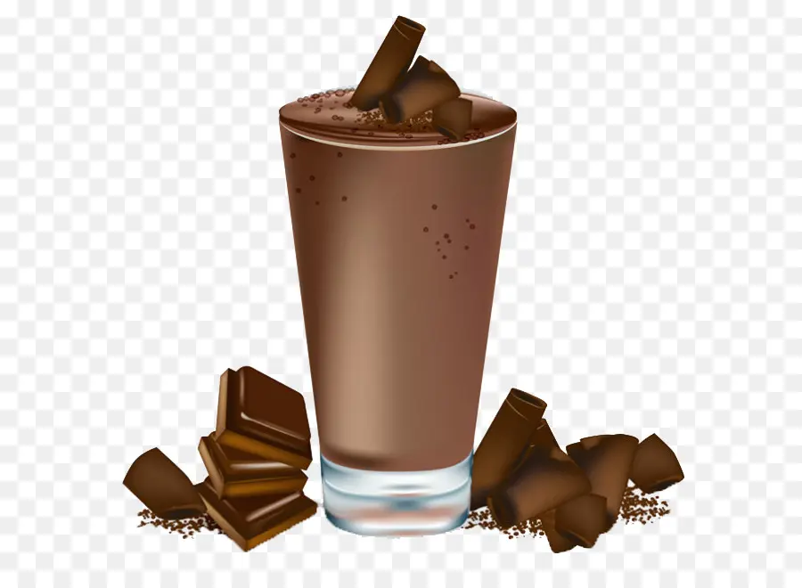 молочный коктейль，шоколадное молоко PNG