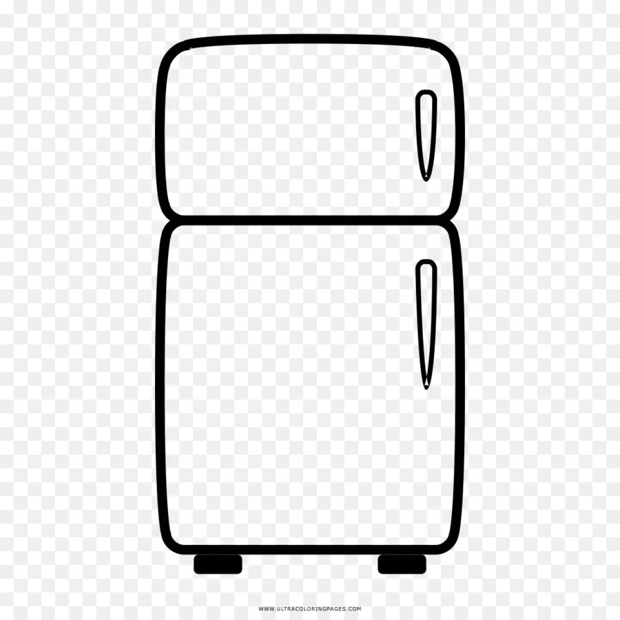 холодильник，книжка раскраска PNG