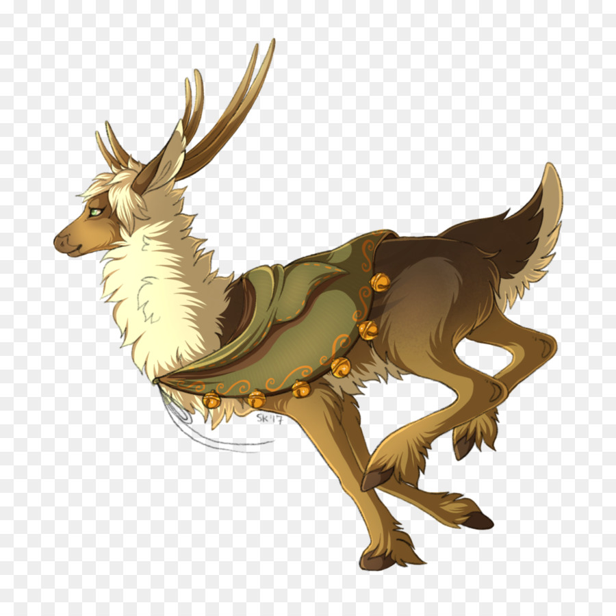 Reindeer，лось PNG